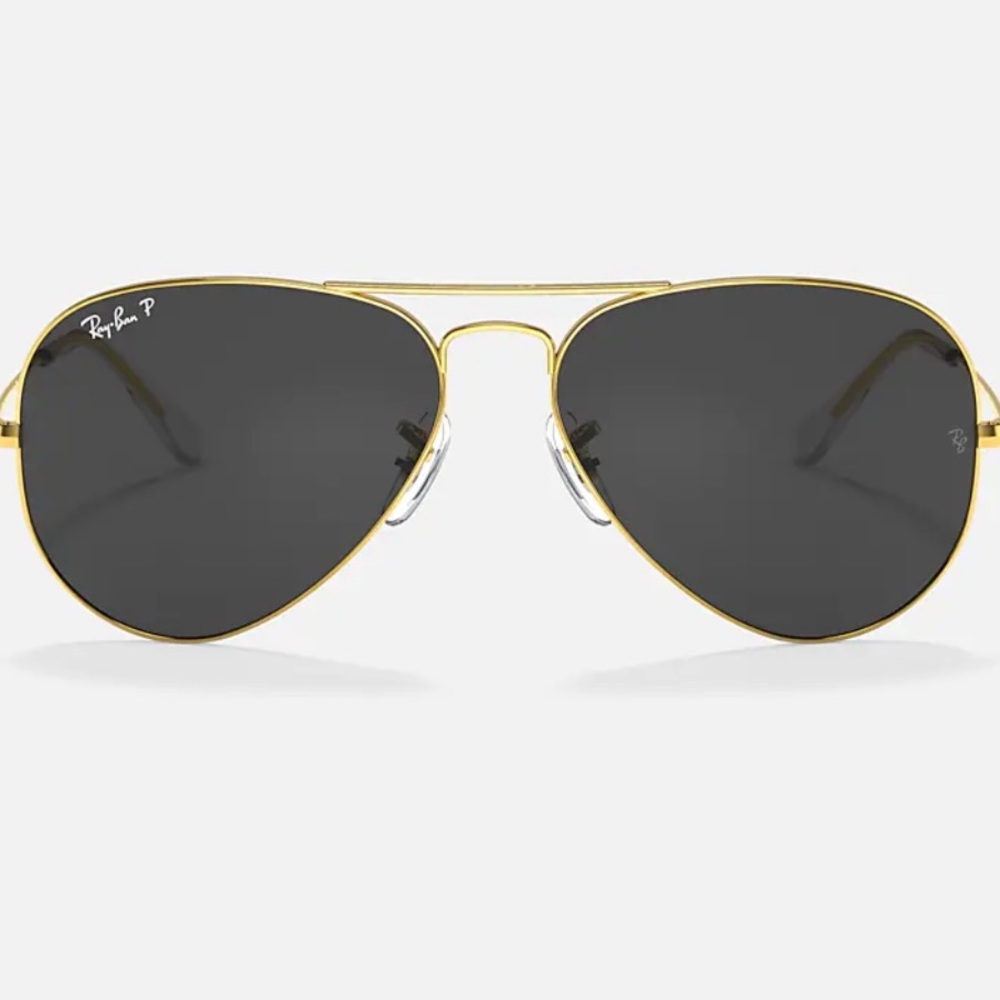 Brand new ray ban polarized aviator sunglasses